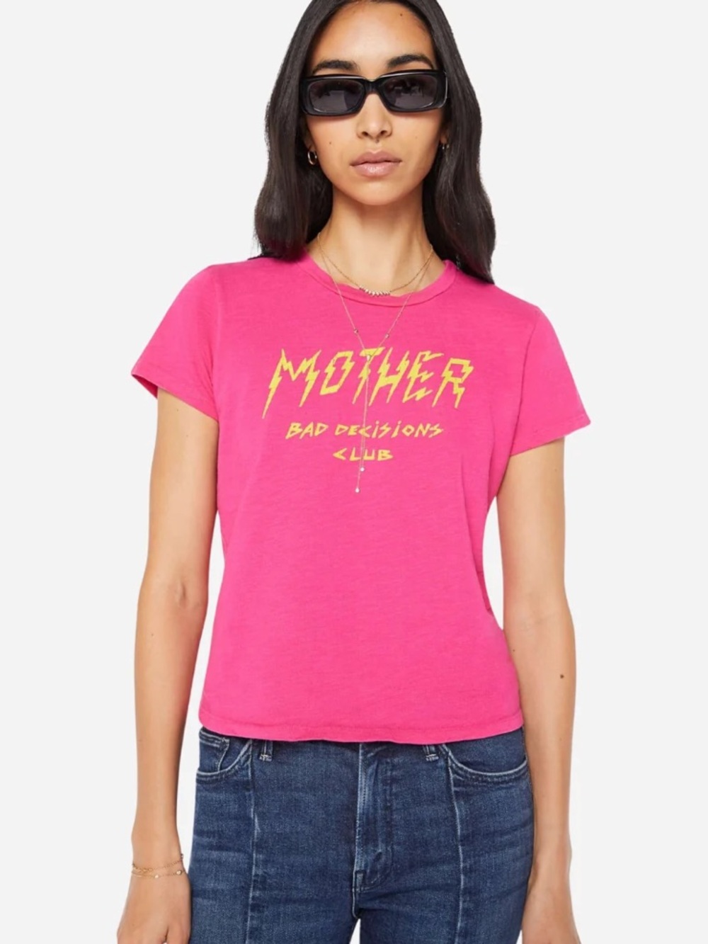 NWT Mother Bad Decision Tee - Small - Picture 3 of 3